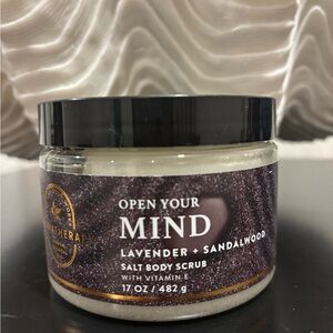 Aromatherapy open your mind lavender sandalwood sugar body scrub